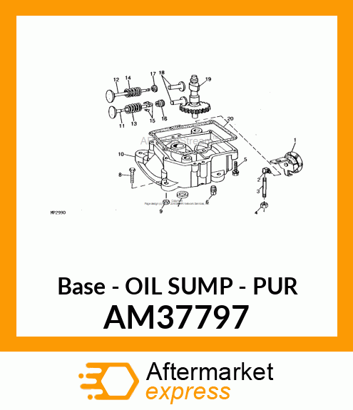 Base - OIL SUMP - PUR AM37797