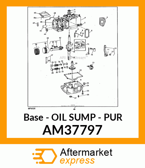 Base - OIL SUMP - PUR AM37797