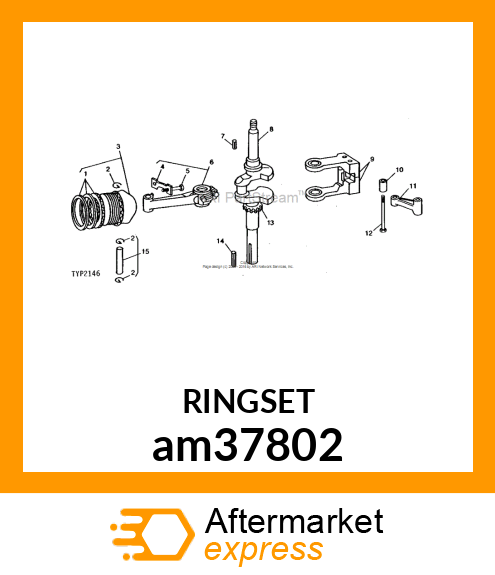 KIT, PISTON RING STD. am37802