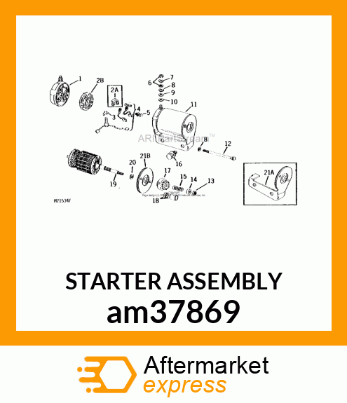 STARTER ASSEMBLY am37869