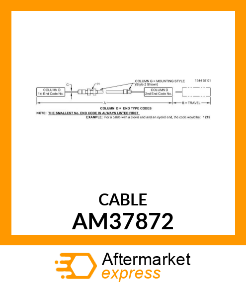 THROTTLE CONTROL AM37872