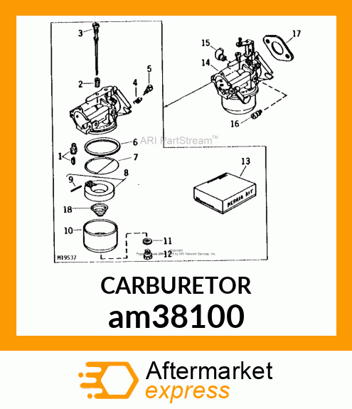 CARBURETOR KIT am38100