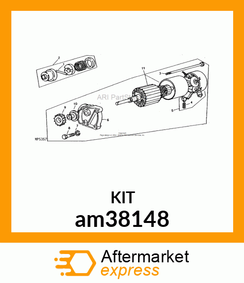 DRIVE ASSEMBLY am38148