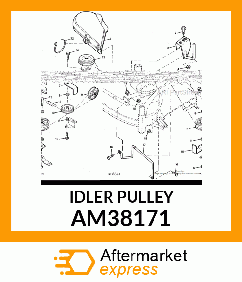 IDLER, IDLER, RIVETED amp; WELDED V AM38171