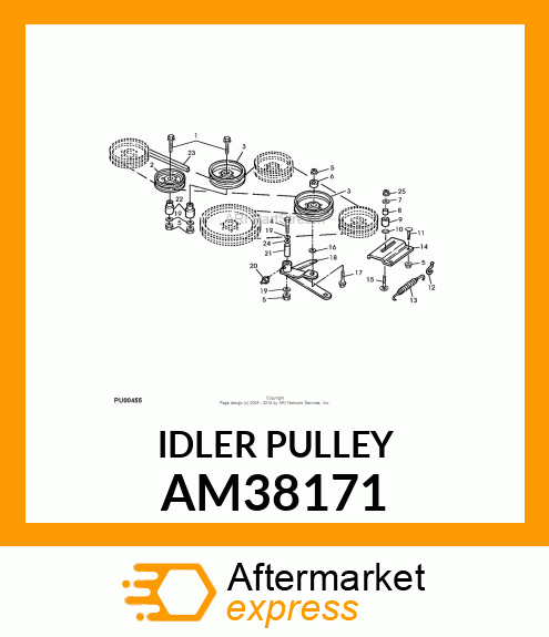 IDLER, IDLER, RIVETED amp; WELDED V AM38171