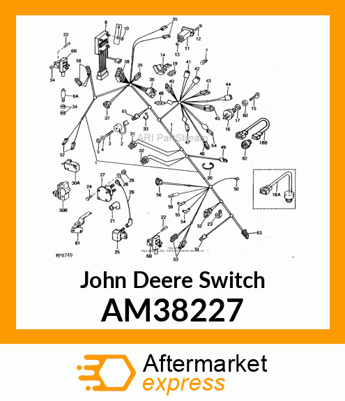 SWITCH, IGNITION AM38227