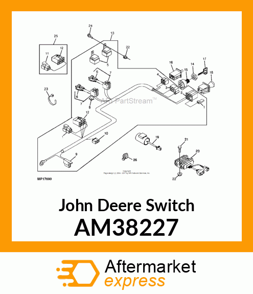 SWITCH, IGNITION AM38227