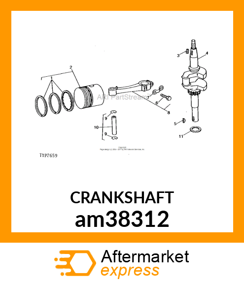 CRANKSHAFT am38312