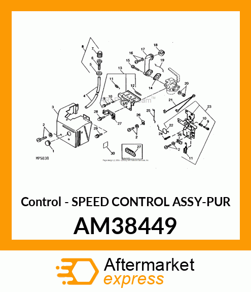 Control - SPEED CONTROL ASSY-PUR AM38449