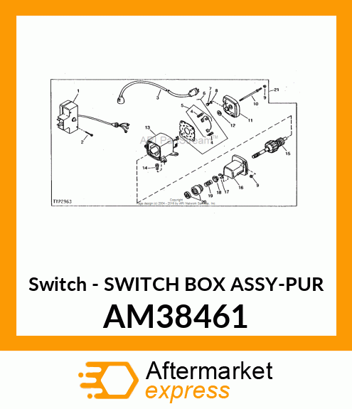 Switch - SWITCH BOX ASSY-PUR AM38461