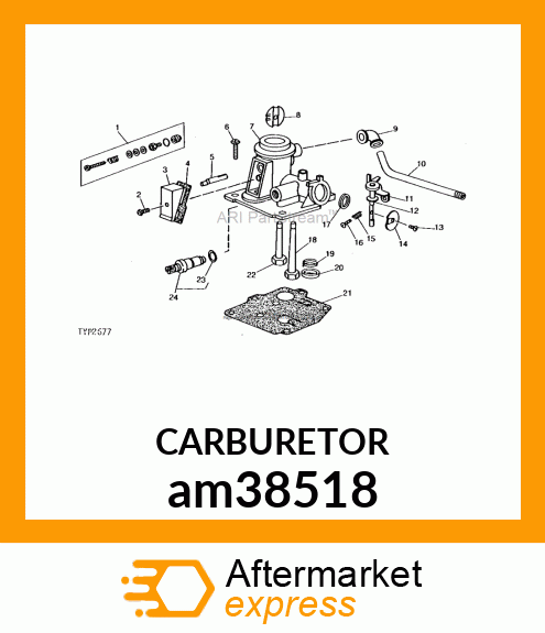 CARBURETOR am38518