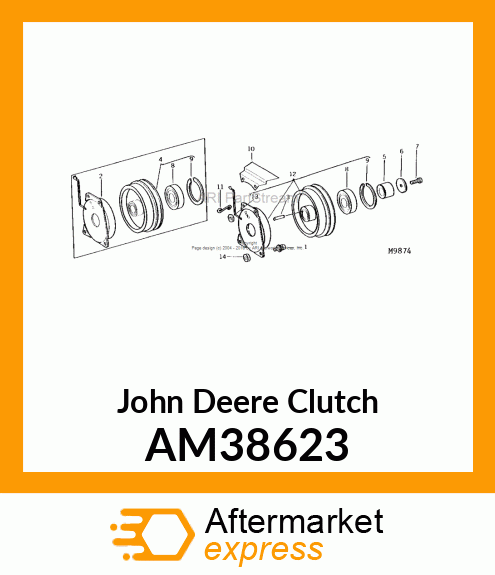 CLUTCH, ELECTROMAGNETIC AM38623