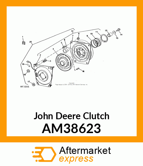 CLUTCH, ELECTROMAGNETIC AM38623