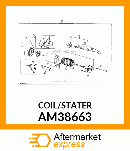 Armature - KIT, ARMATURE & DRIVE - PUR AM38663