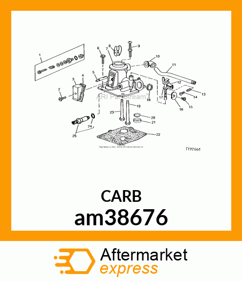 CARBURETOR am38676