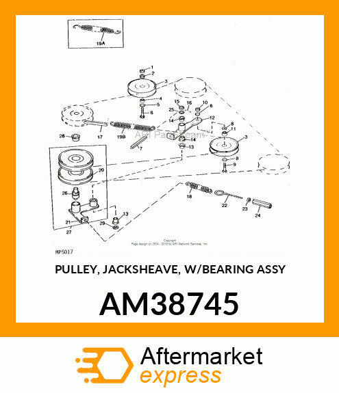 Pulley AM38745