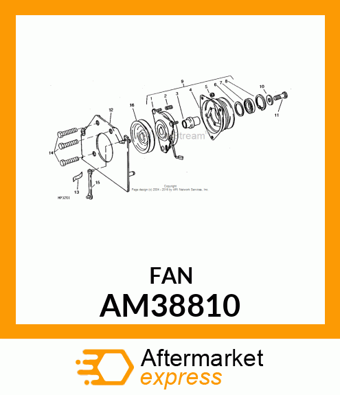 FIELD amp; ROTOR ASSY AM38810