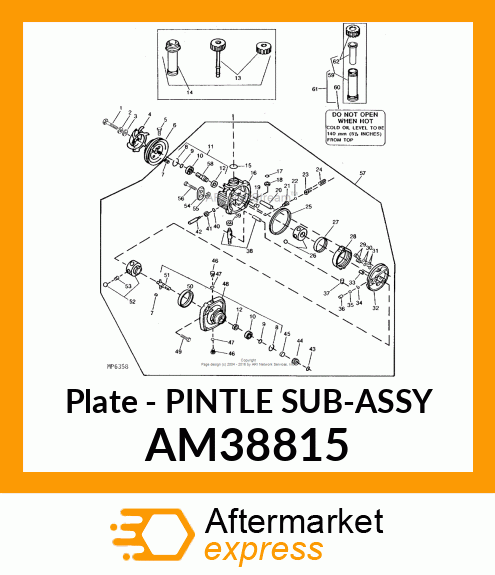 Plate - PINTLE SUB-ASSY AM38815