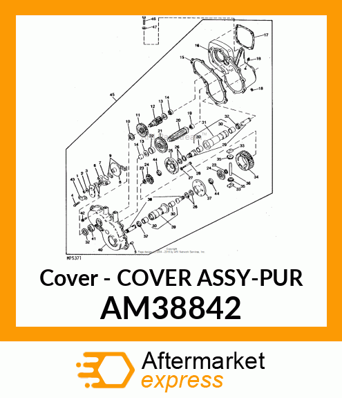 Cover - COVER ASSY-PUR AM38842