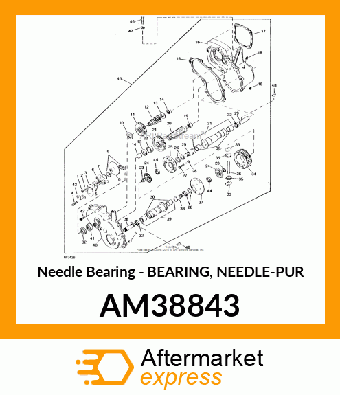 Bearing Needle Pur AM38843