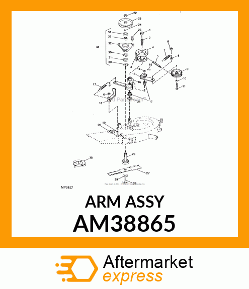 ARM, ARM, JACKSHEAVE AM38865