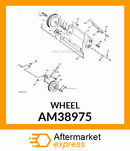 WHEEL AM38975