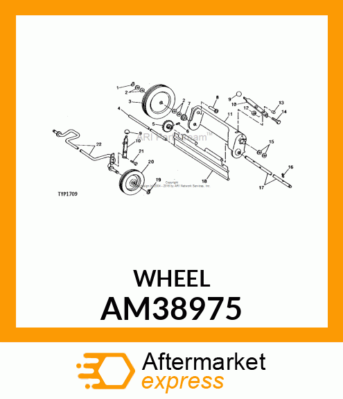 WHEEL AM38975