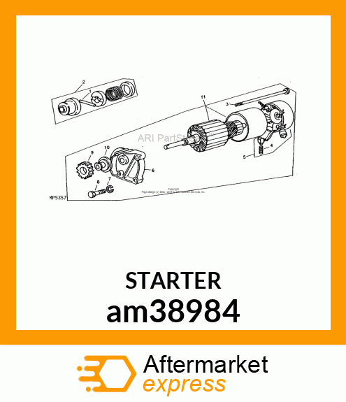 STARTER am38984