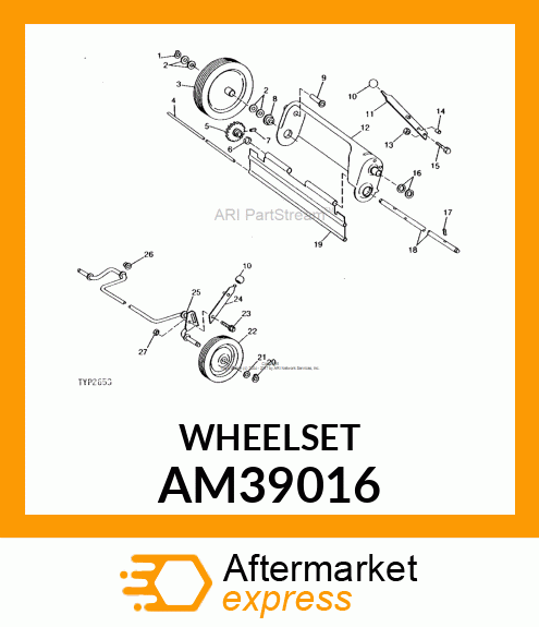 WHEELSET AM39016