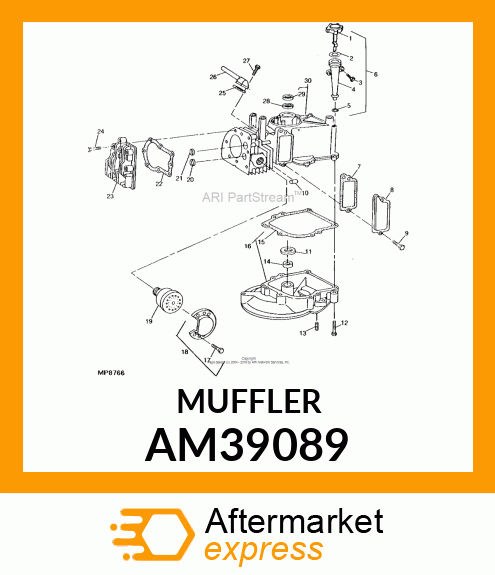 MUFFLER AM39089