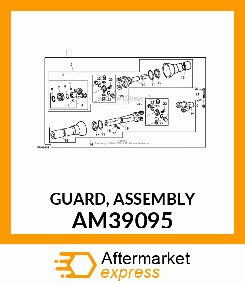 GUARD, ASSEMBLY AM39095