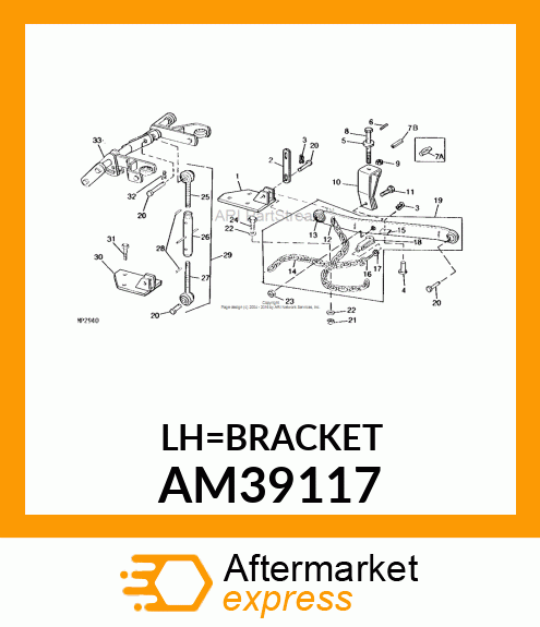 Bracket AM39117