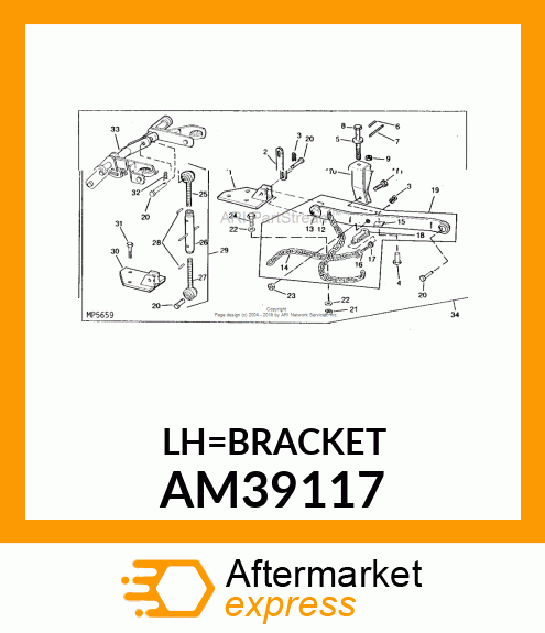 Bracket AM39117