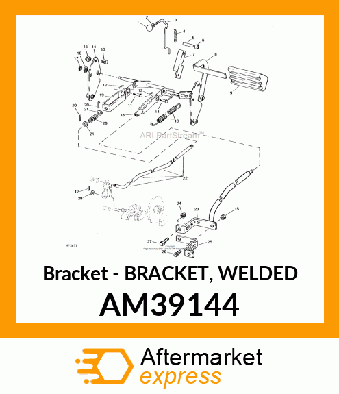 Bracket - BRACKET, WELDED AM39144