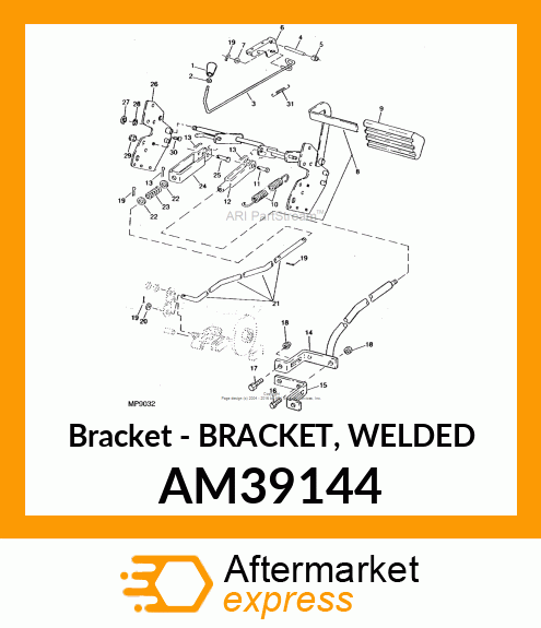 Bracket - BRACKET, WELDED AM39144