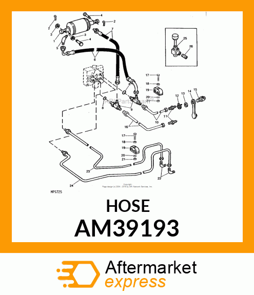 HOSE, LONG LIFT AM39193