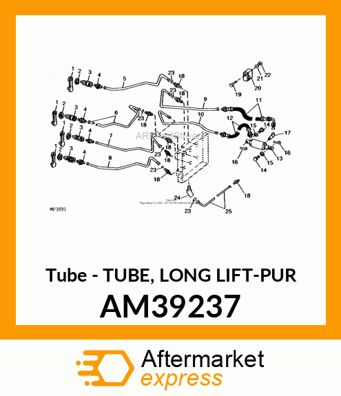 Tube - TUBE, LONG LIFT-PUR AM39237