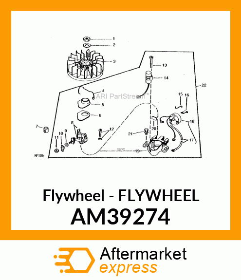 Flywheel - FLYWHEEL AM39274