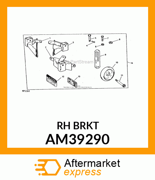 RHBRKT AM39290