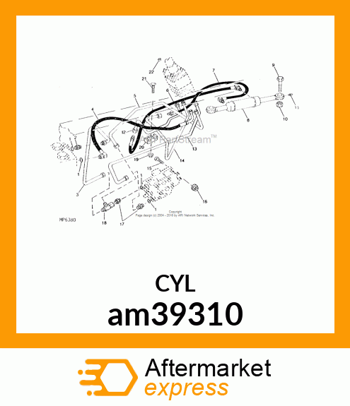 HYDRAULIC CYLINDER, 50X20 am39310