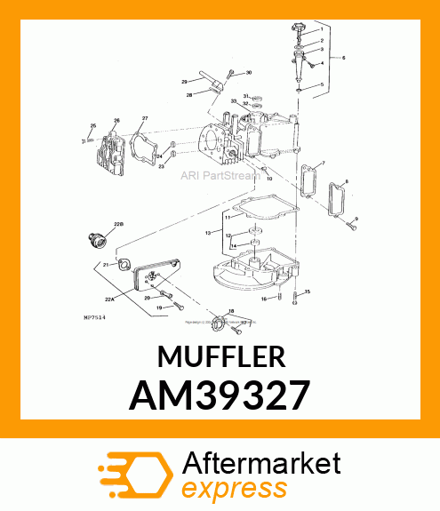 MUFFLER AM39327