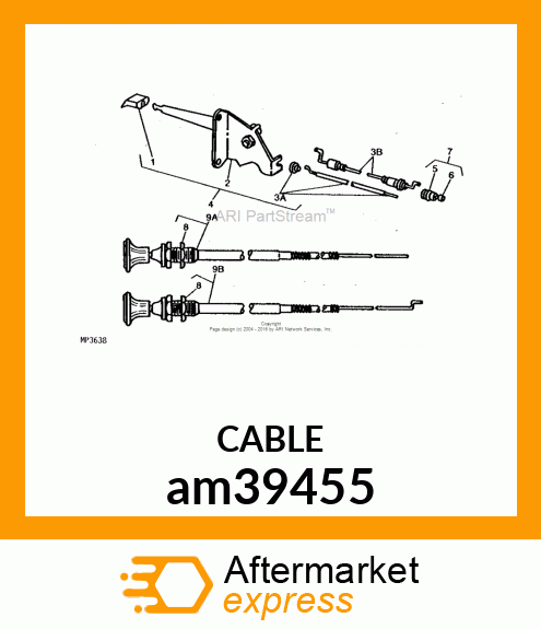 THROTTLE KIT, KIT, THROTTLE KNOB/CO am39455