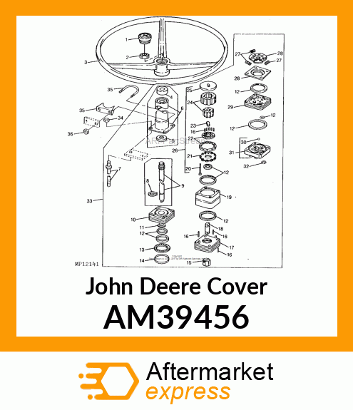 COVER, UPPER ASSEMBLY AM39456