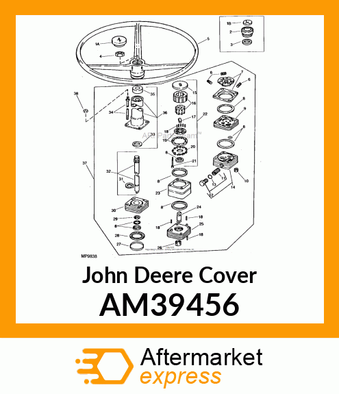 COVER, UPPER ASSEMBLY AM39456