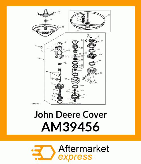 COVER, UPPER ASSEMBLY AM39456