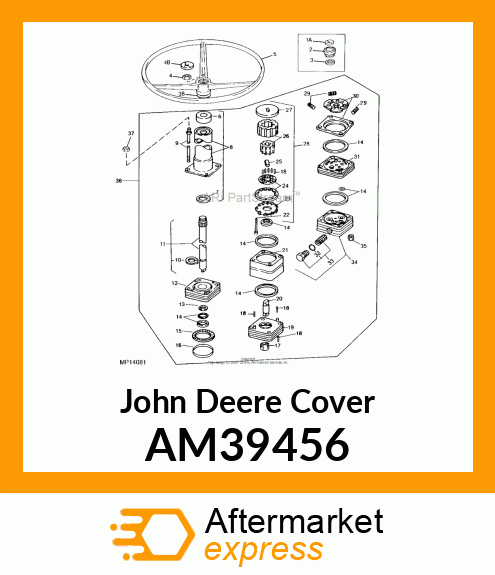 COVER, UPPER ASSEMBLY AM39456