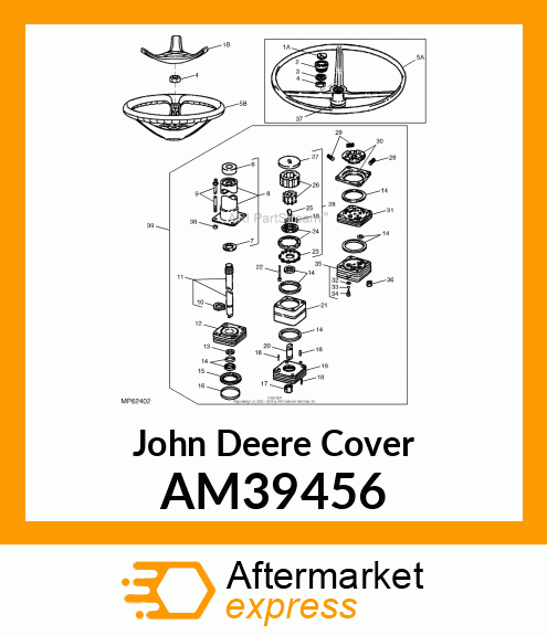 COVER, UPPER ASSEMBLY AM39456