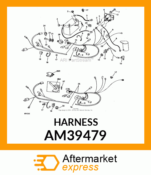 Wiring Harness - HARNESS, WIRING - PUR AM39479