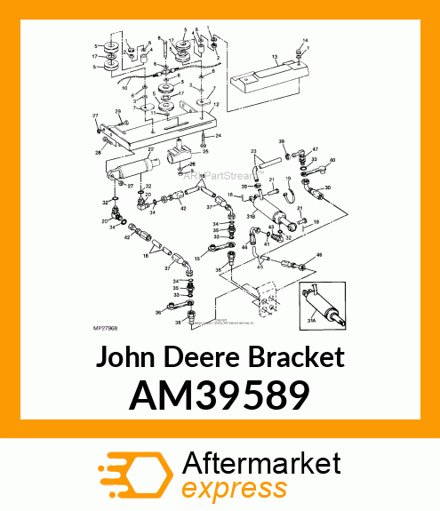 BRACKET, WELDED CYLINDER AM39589