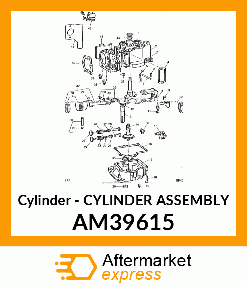 Cylinder - CYLINDER ASSEMBLY AM39615